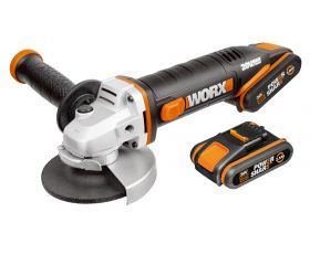 Worx WX800 - Amoladora 115mm 20V 2.0Ah (2 bat)